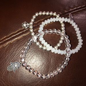 Marilyn Schiff three bracelet set